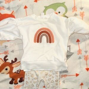 Rainbow and cheetah outfit